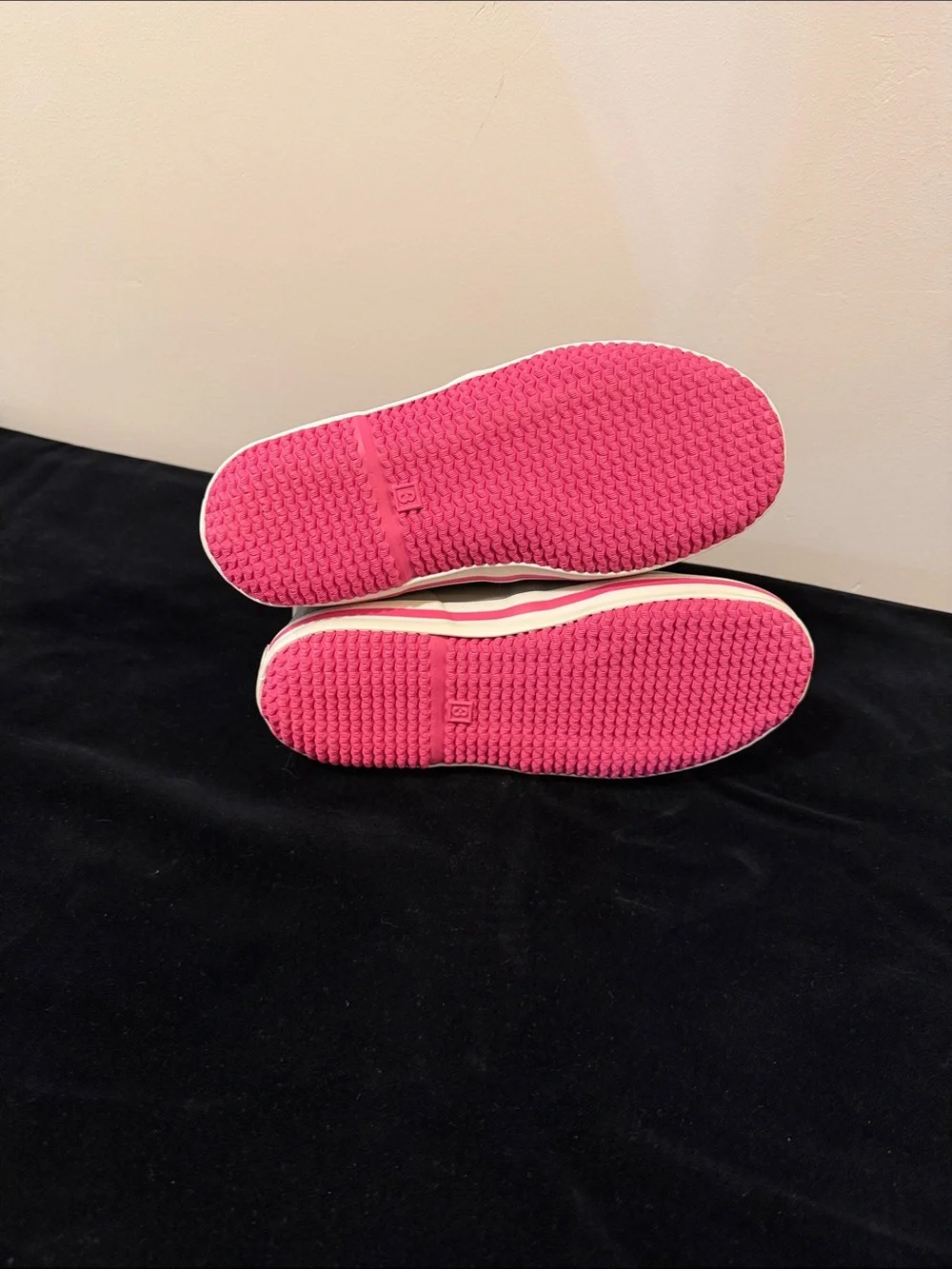 BUOY BOOTS Kids Gray and Pink Waterproof Slip-On Rain Shoes